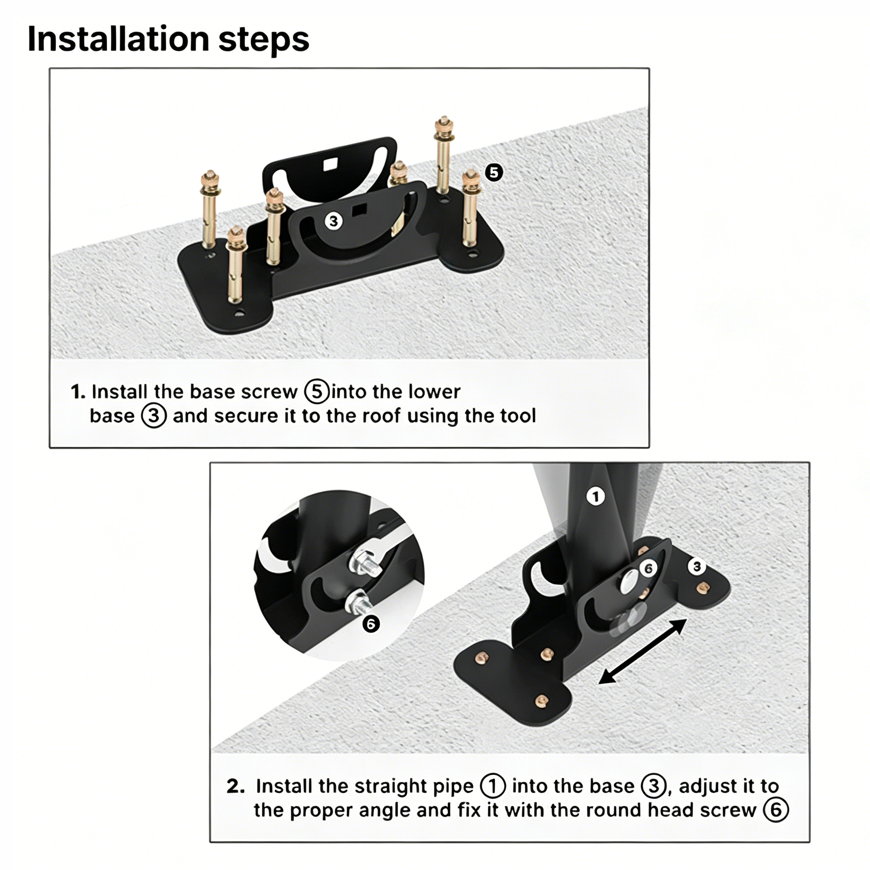 Стойка за покрив - Starlink Standard Pivot Mount за Gen 3 (V4)