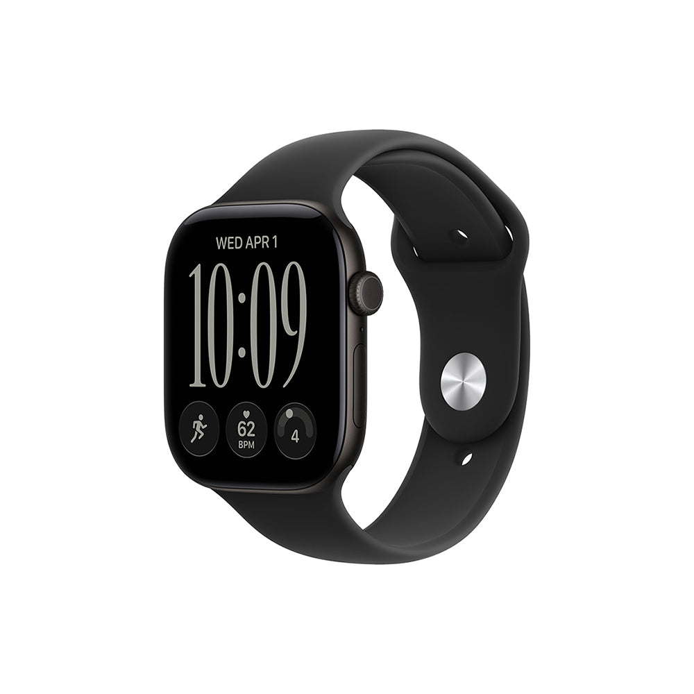 Apple Watch Series 12 GPS 42mm - Black Aluminium / Black Sport Band - M/L