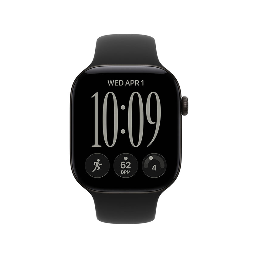 Apple Watch Series 12 GPS 42mm - Black Aluminium / Black Sport Band - M/L