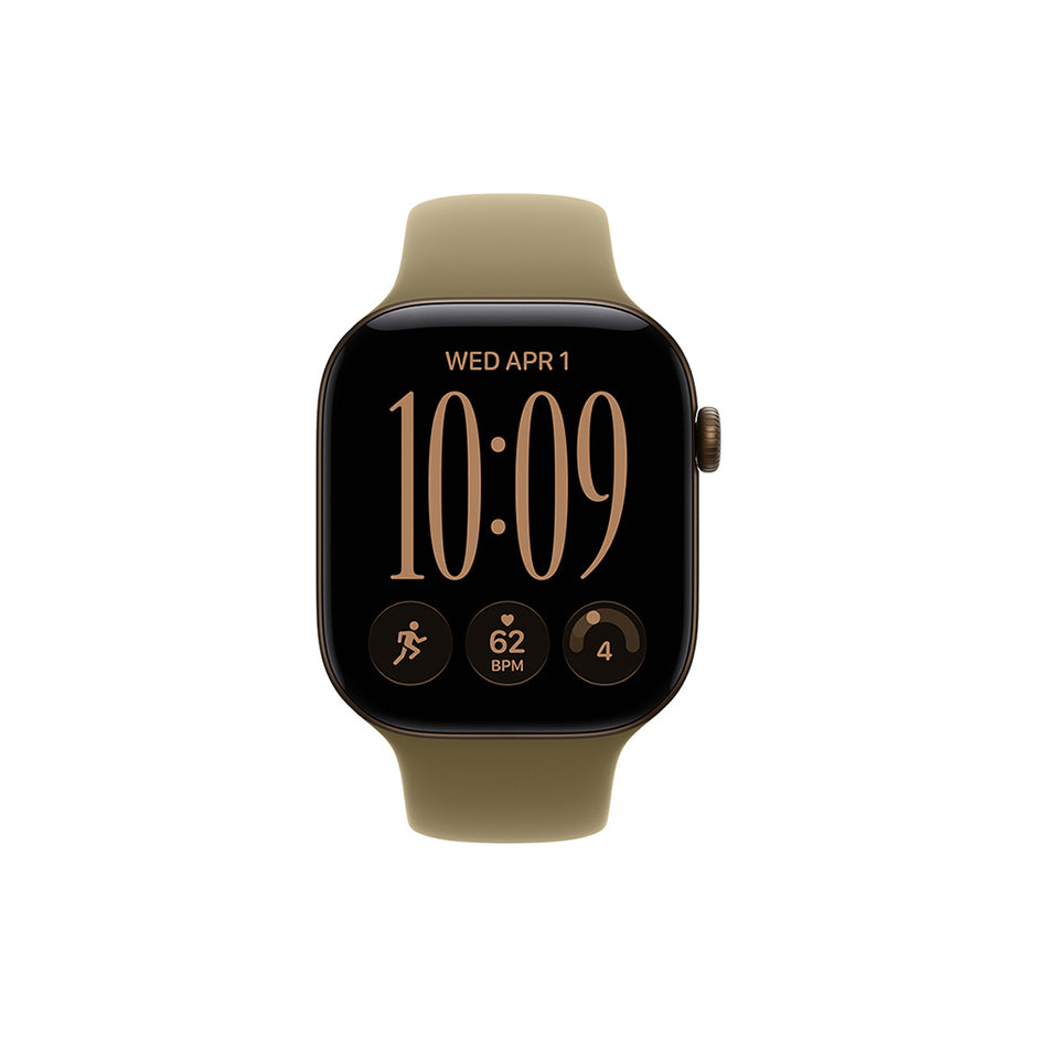 Apple Watch Series 12 Cellular 42mm - Dark Bronze Aluminium / Olive Sport Band - S/M