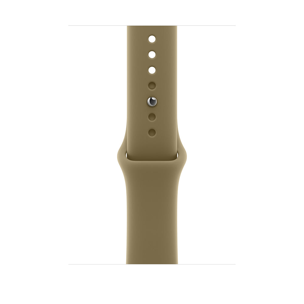 Apple Watch Series 12 Cellular 42mm - Dark Bronze Aluminium / Olive Sport Band - S/M