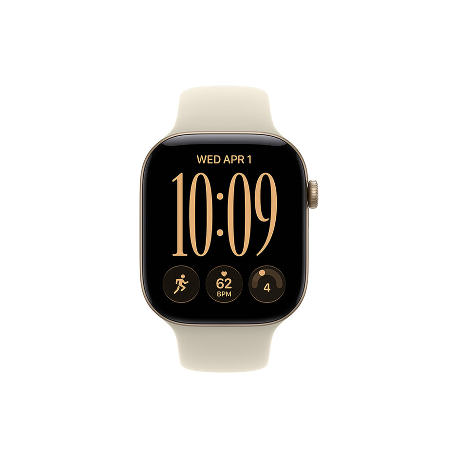 Apple Watch Series 12 Cellular 42mm - Light Gold Aluminium / Sand Sport Band - S/M