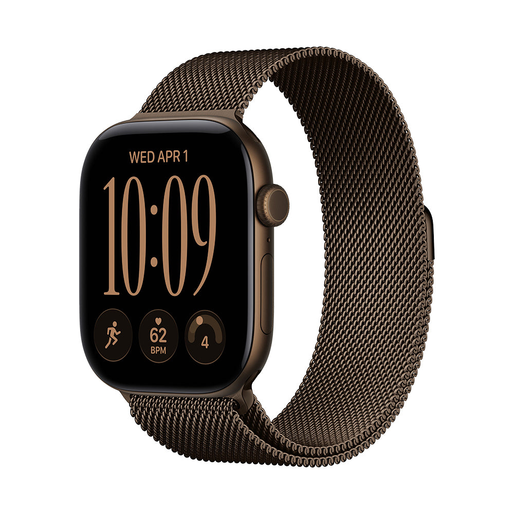 Apple Watch Series 12 Cellular 46mm - Dark Bronze Aluminium / Dark Bronze Milanese Loop - M/L