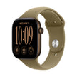 Apple Watch Series 12 GPS 46mm - Dark Bronze Aluminium / Olive Sport Band - M/L