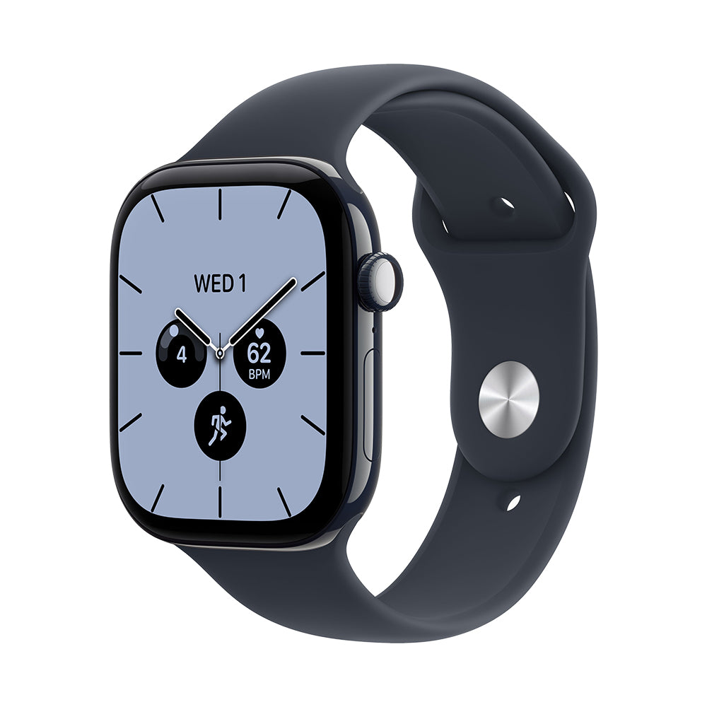 Apple Watch Series 12 Cellular 46mm - Night Blue Ceramic / Navy Blue Sport Band - S/M