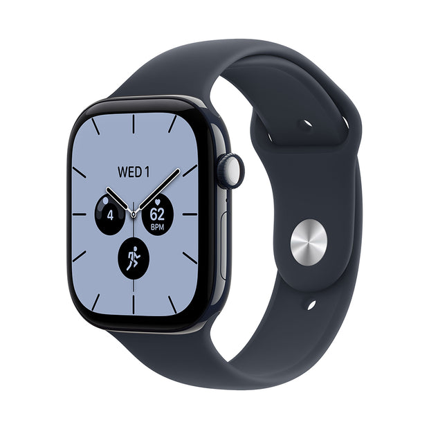 Apple Watch Series 12 Cellular 46mm - Night Blue Ceramic / Navy Blue Sport Band - S/M