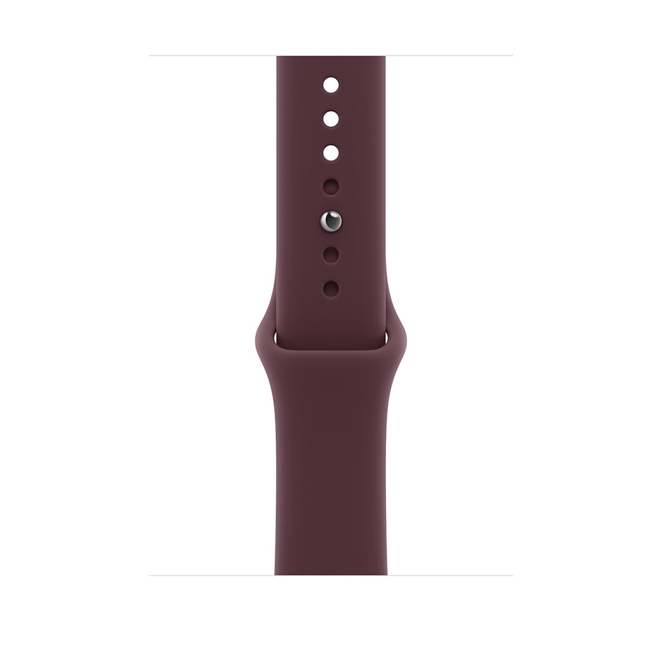 Apple Watch Series 12 Cellular 46mm - Radiant Gold Titanium / Burgundy Sport Band - S/M