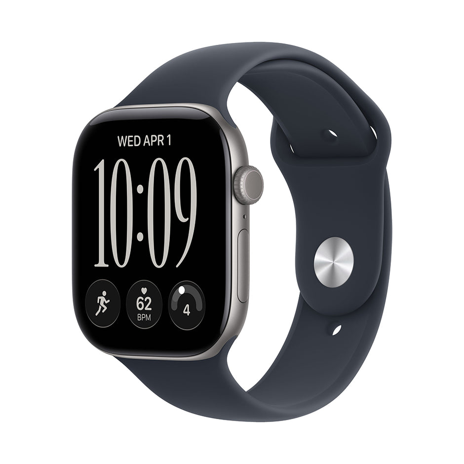 Apple Watch Series 12 GPS 46mm - Space Grey Aluminium / Navy Blue Sport Band - S/M