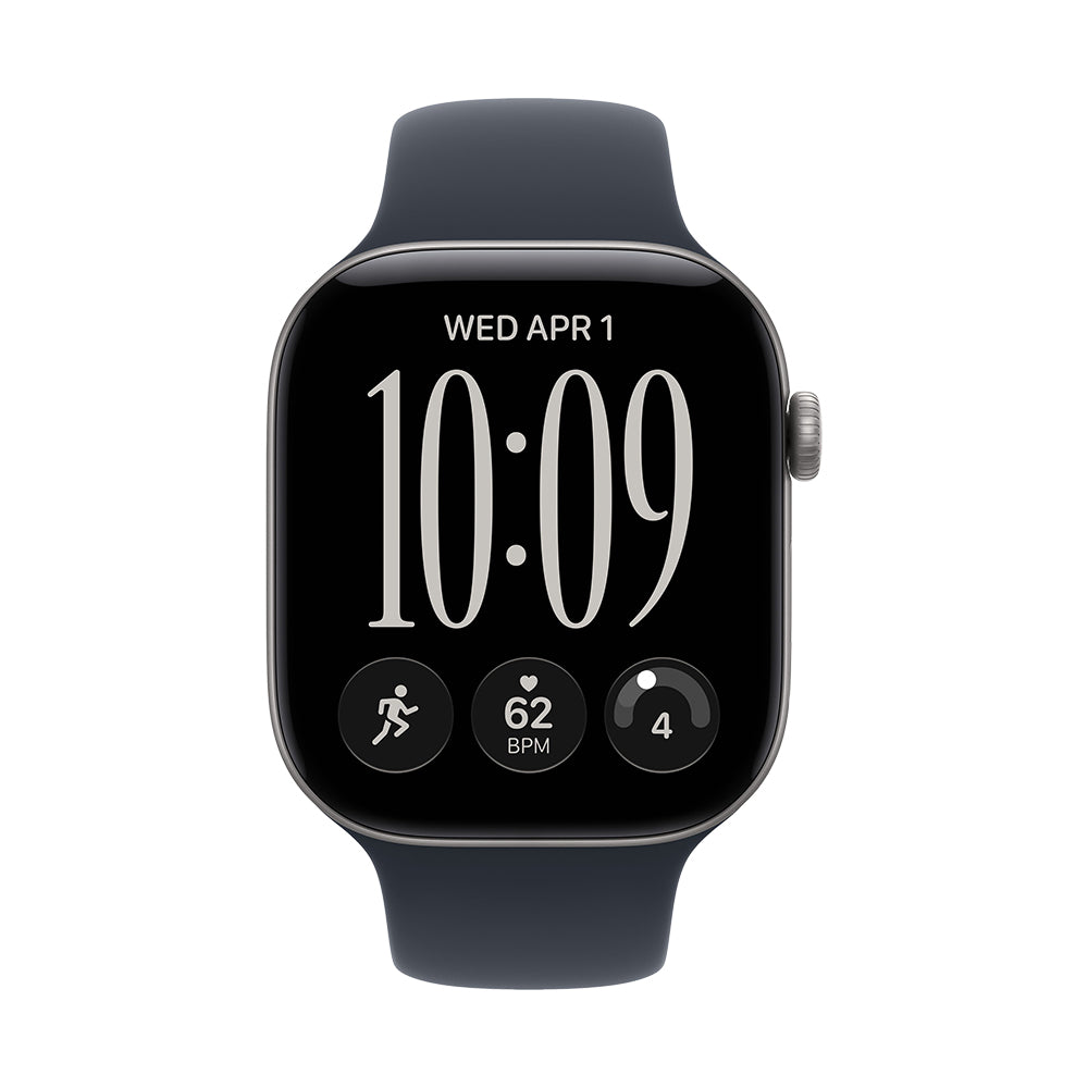 Apple Watch Series 12 Cellular 46mm - Space Grey Aluminium / Navy Blue Sport Band - M/L