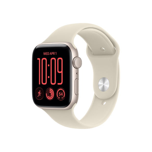 Apple Watch SE 3 GPS 40mm - Starlight Aluminium / Sand Sport Band - S/M