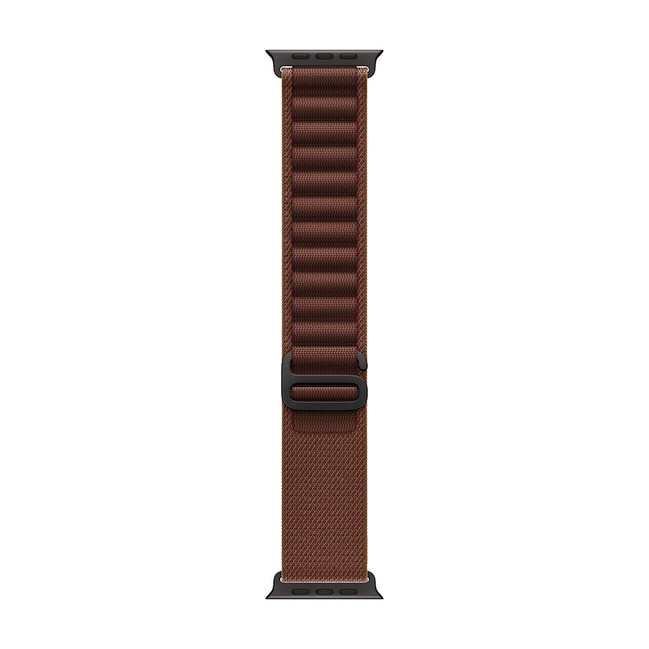 Apple Watch Ultra 4 Cellular 49mm - Black Titanium / Burgundy Alpine Loop - Small