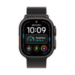 Apple Watch Ultra 4 Cellular 49mm - Black Titanium / Black Titanium Milanese Loop - Medium