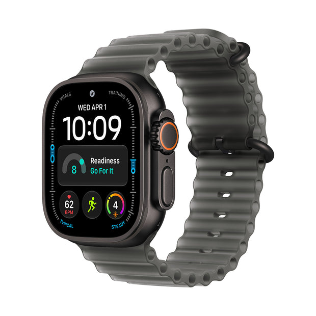 Apple Watch Ultra 4 Cellular 49mm - Black Titanium / Translucent Black Ocean Band