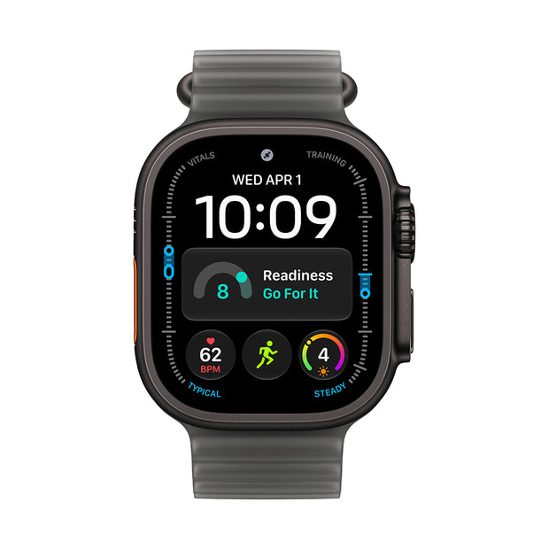 Apple Watch Ultra 4 Cellular 49mm - Black Titanium / Translucent Black Ocean Band