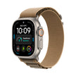 Apple Watch Ultra 4 Cellular 49mm - Natural Titanium / Desert Alpine Loop - Small