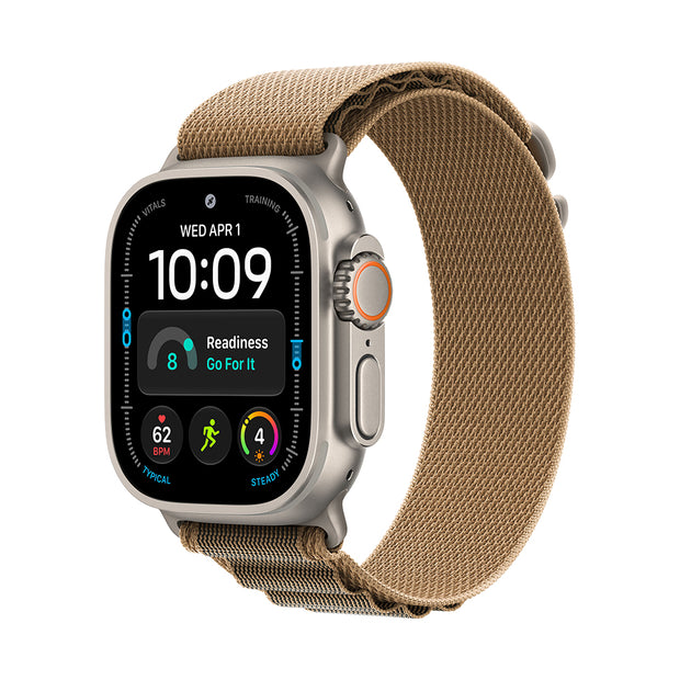 Apple Watch Ultra 4 Cellular 49mm - Natural Titanium / Desert Alpine Loop - Large