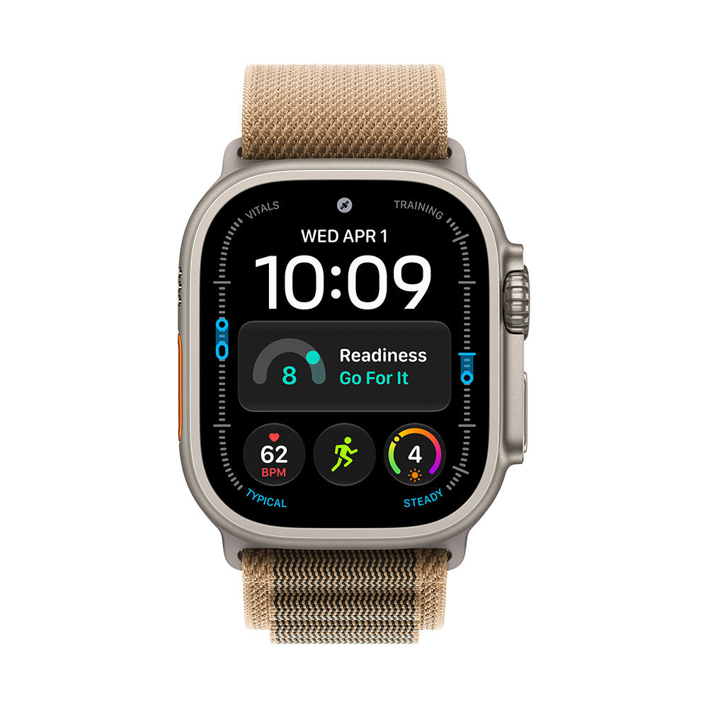 Apple Watch Ultra 4 Cellular 49mm - Natural Titanium / Desert Alpine Loop - Small