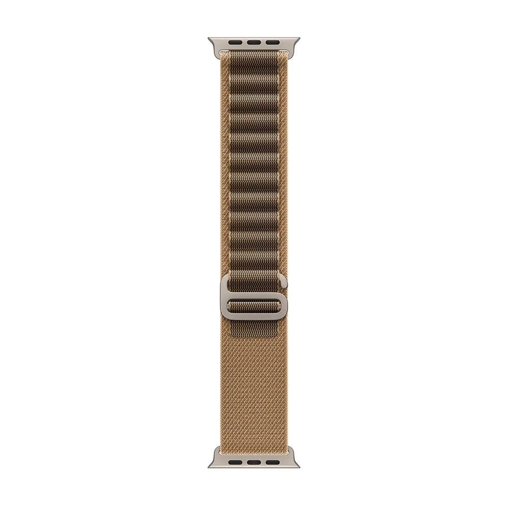 Apple Watch Ultra 4 Cellular 49mm - Natural Titanium / Desert Alpine Loop - Small