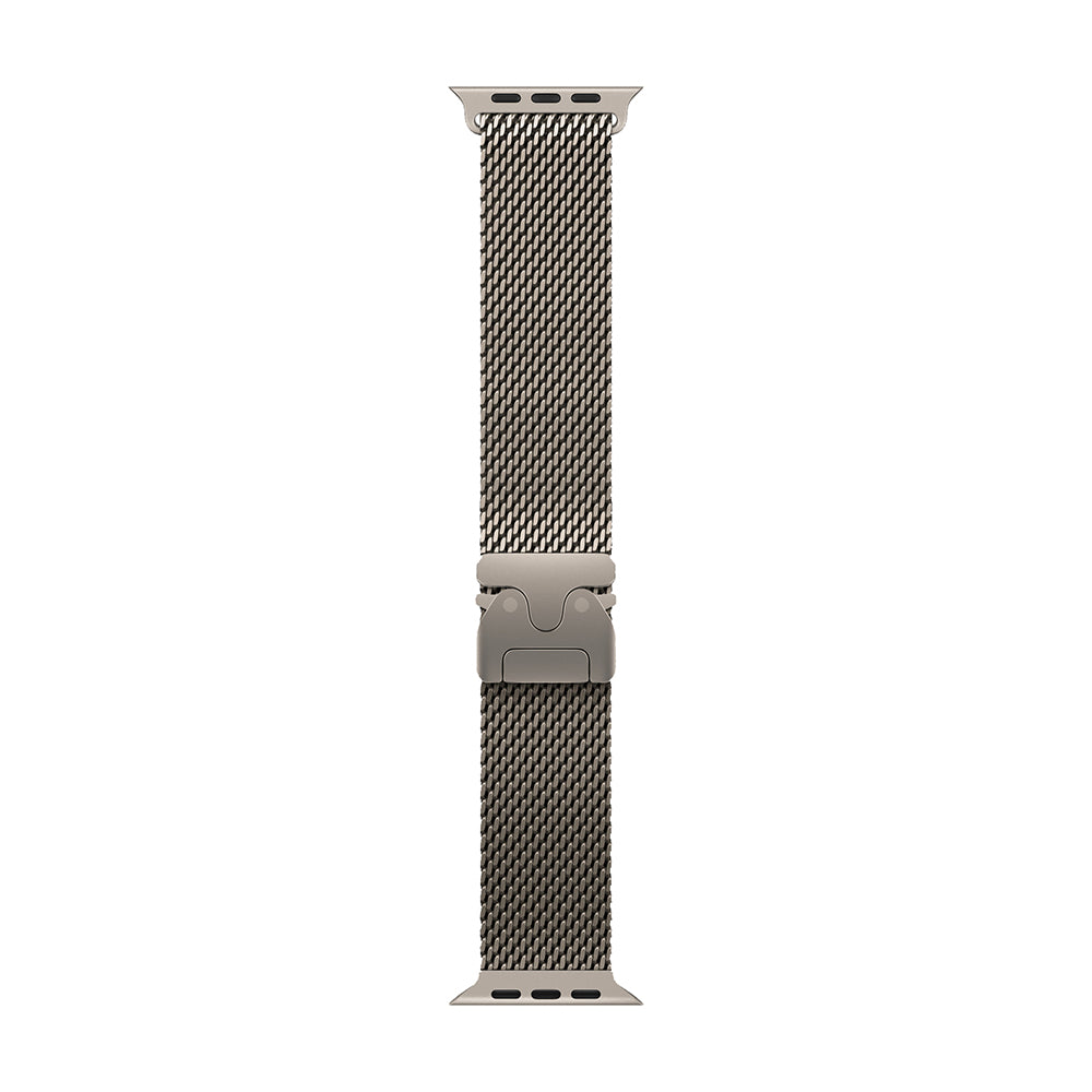 Apple Watch Ultra 4 Cellular 49mm - Natural Titanium / Natural Titanium Milanese Loop - Small