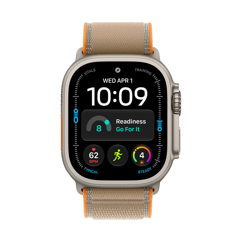 Apple Watch Ultra 4 Cellular 49mm - Natural Titanium / Sand Trail Loop - S/M