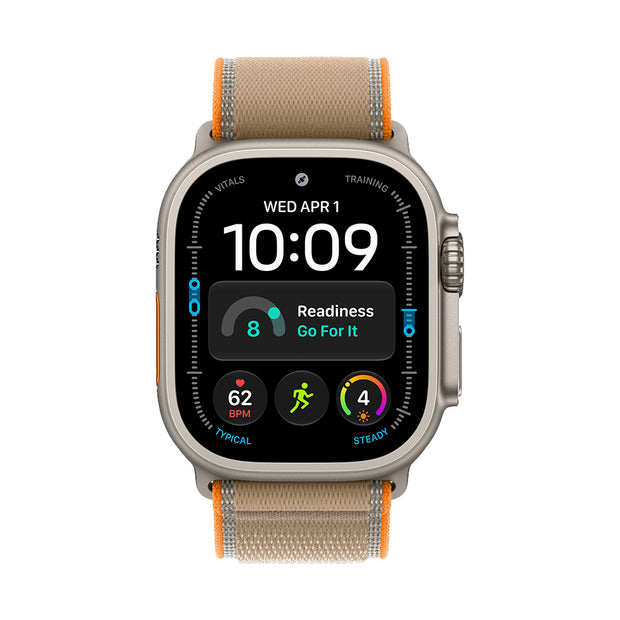 Apple Watch Ultra 4 Cellular 49mm - Natural Titanium / Sand Trail Loop - S/M