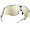 BleeqUp Ranger AI Sports Camera Glasses - ZEISS Lenses - White