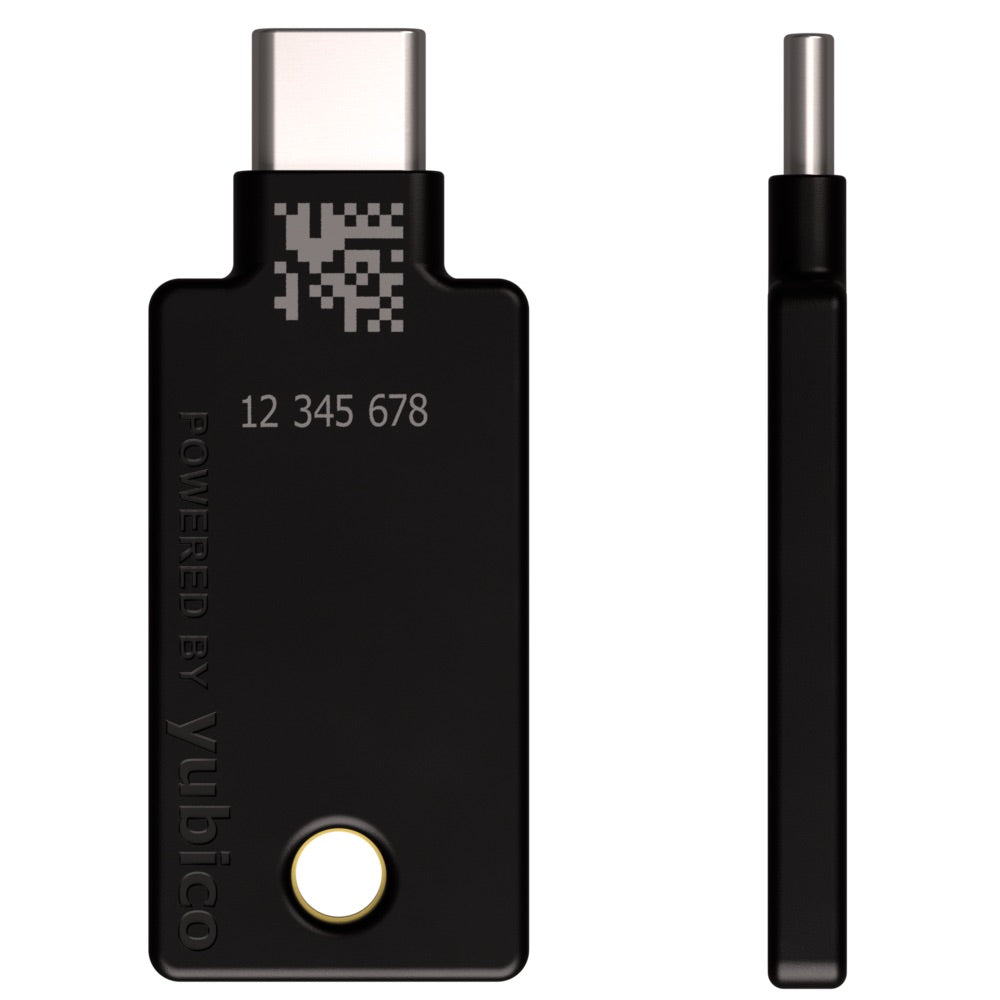 Yubico YubiKey 5C NFC Security Key - Black - 1 Pack