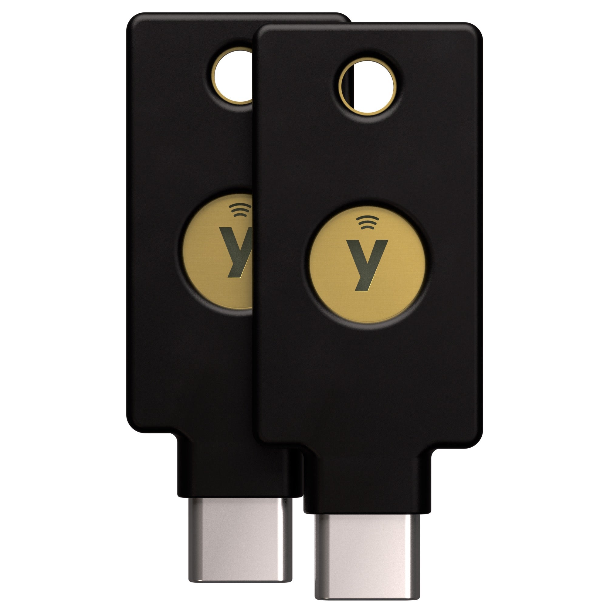 Yubico YubiKey 5C NFC Security Key - Black - 2 Pack