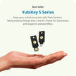 Yubico YubiKey 5C NFC Security Key - Black - 2 Pack
