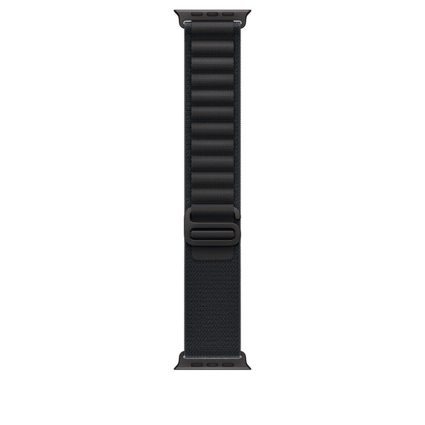 Apple Watch 49mm Alpine Loop - Black / Small - Black Titanium Finish