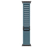 Apple Watch 49mm Alpine Loop - Light Blue / Medium - Black Titanium Finish