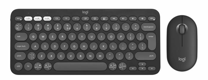 Комплект Logitech Pebble 2 Combo for Mac - клавиатура и мишка - Графит - US