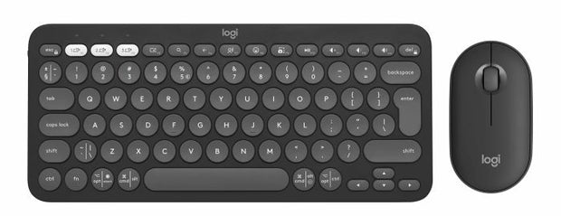 Комплект Logitech Pebble 2 Combo for Mac - клавиатура и мишка - Графит - US