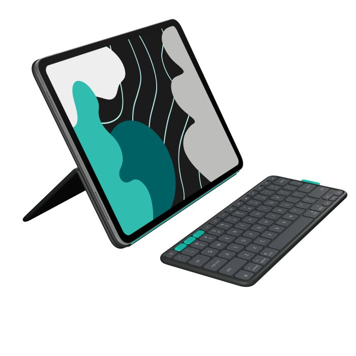 Клавиатура Logitech Flip Folio за iPad Pro & Air 13" - Графит - US