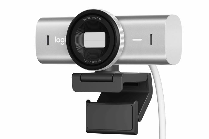 Уеб камера Logitech MX Brio 4K, Pale Grey