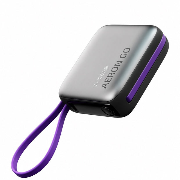 Dviced AERON GO 10000mAh Power Bank with Built-in Cable & 45W PD - Silver