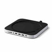 Satechi Stand и Hub For Mac Mini / Studio (1x USB-C 3.2, 1xUSB-A 3.2, 2x USB-A 3.0, 3.5mm Audio, 1x Micro / SD, 1x NVMe / M.2 SATA SSD Enclosure Drive not included) - Silver