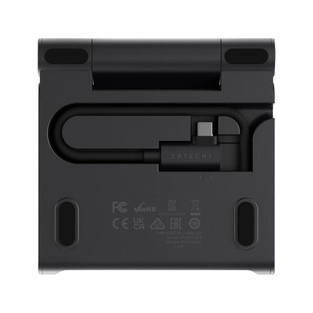 Satechi OntheGo Foldable Stand Hub Space Black – сгъваема USB-C стойка с хъб за iPad