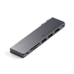 Satechi PRO HUB SLIM (1xUSB4, 1xHDMI, 2xUSB-A, SD / MicroSD, UHS-I up to 104MB / s, SD / SDHC / SDXC up to 2TB, 1xUSB-C) - Space Grey