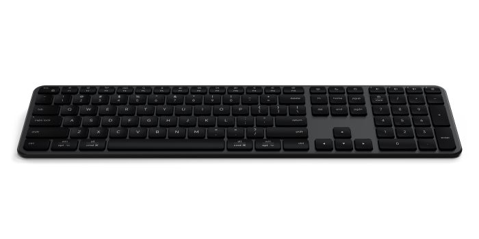 Satechi Slim EX3 Wireless Keyboard Space Black – безжична клавиатура с цифров блок за Mac и PC