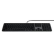 Satechi Slim LX3 Wired Keyboard – жична клавиатура с USB-C и USB-A - Space Black