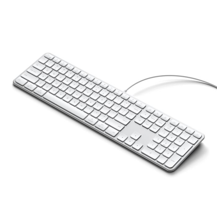 Satechi Slim LX3 Wired Keyboard – жична клавиатура с USB-C и USB-A - Space Black