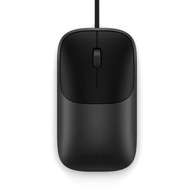 Satechi Slim LX Wired Mouse Space Black – жична USB-C мишка за Mac и PC