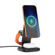 Satechi 3-in-1 Foldable Wireless Charging Stand Qi2 25W Space Black – сгъваема безжична зарядна станция