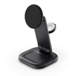 Satechi 3-in-1 Foldable Wireless Charging Stand Qi2 25W Space Black – сгъваема безжична зарядна станция