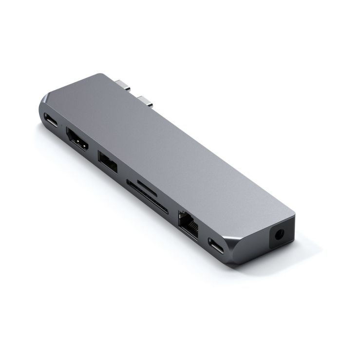 Satechi Pro Hub Max (1xUSB4, 1x HDMI 4K 60Hz, 1xUSB-A3.0, 1x micro / SD, 1xEthernet, 1xUSB-C, 1xAudio) - Space Grey