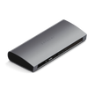 Satechi Aluminium Thunderbolt 4 Dock (1xT4 P 96W, 3x T4 40Gbps 15W, Ethernet, 3xUSB-A 3.2 10 Gbps, 1xUSB-A 2.0 charging, SDcard, 3.5mm audio) EU version - Space Grey