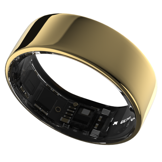 Ultrahuman Ring Air - Smart Ring, Charger, USB Cable / Size-13- Air Gold