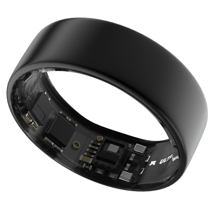 Ultrahuman Ring Air - Smart Ring, Charger, USB Cable / Size-10- Matt Grey