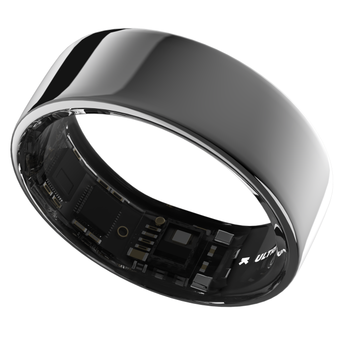 Ultrahuman Ring Air - Smart Ring, Charger, USB Cable / Size-10- Air Silver
